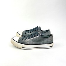 Converse Chuck Taylor All Star Heather Gray Canvas Low Top Women's 7 Men's 5