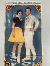 Pattinaggio artistico MARIKA KILIUS HANS-JÜRGEN BAUMLER-Bravo taglio a stella 1969 scheda