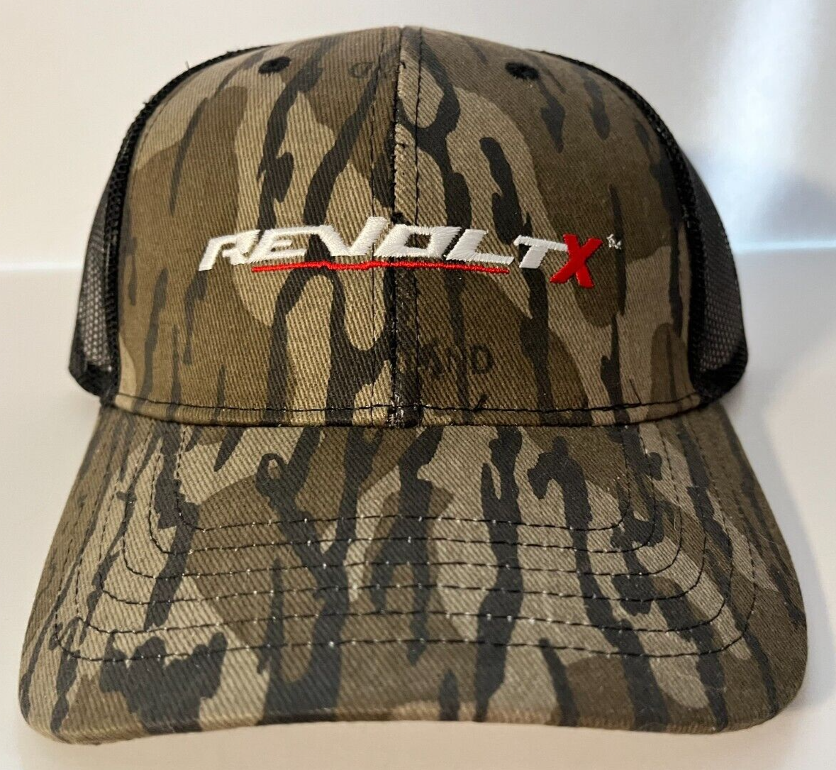 RevoltX Camouflage Trucker Cap Hat Adjustable Strapback Mesh Structured NWT