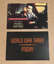 Gavin Friday - Shag Tobacco RARE promo postcard set '95