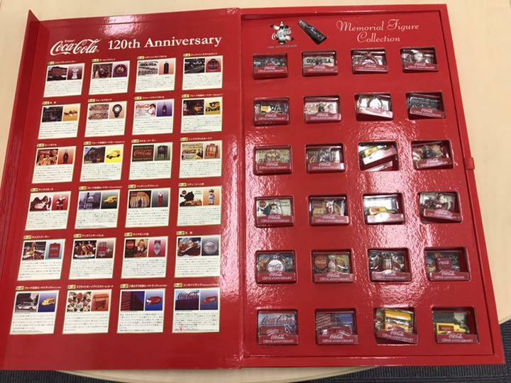 Coca Cola 120th Anniversary Memorial Figure Collection Box 24 