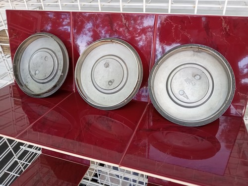 1982-87 Lincoln Continental Mark VII Wire Wheel (3) Hubcaps OEM Vintage Classic - Picture 13 of 24