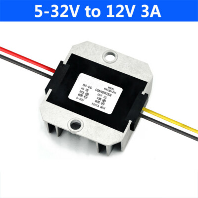 5-32V to 12V 3A Power Voltage Regulator Stabilizer Converter 12 V Power Supply