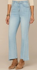 Democracy AB Women  s Size 8 Skyrise Barely Boot Jeans with Clean Finish Step Hem