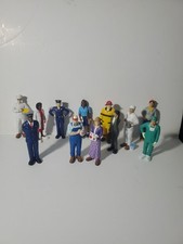 Lakeshore Block Play People Lot of 12 Community Workers Career Figures