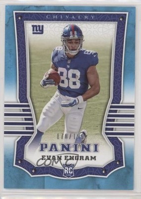 2017 Panini Rookies Chivalry 170/199 Evan Engram #121 Rookie RC rg2