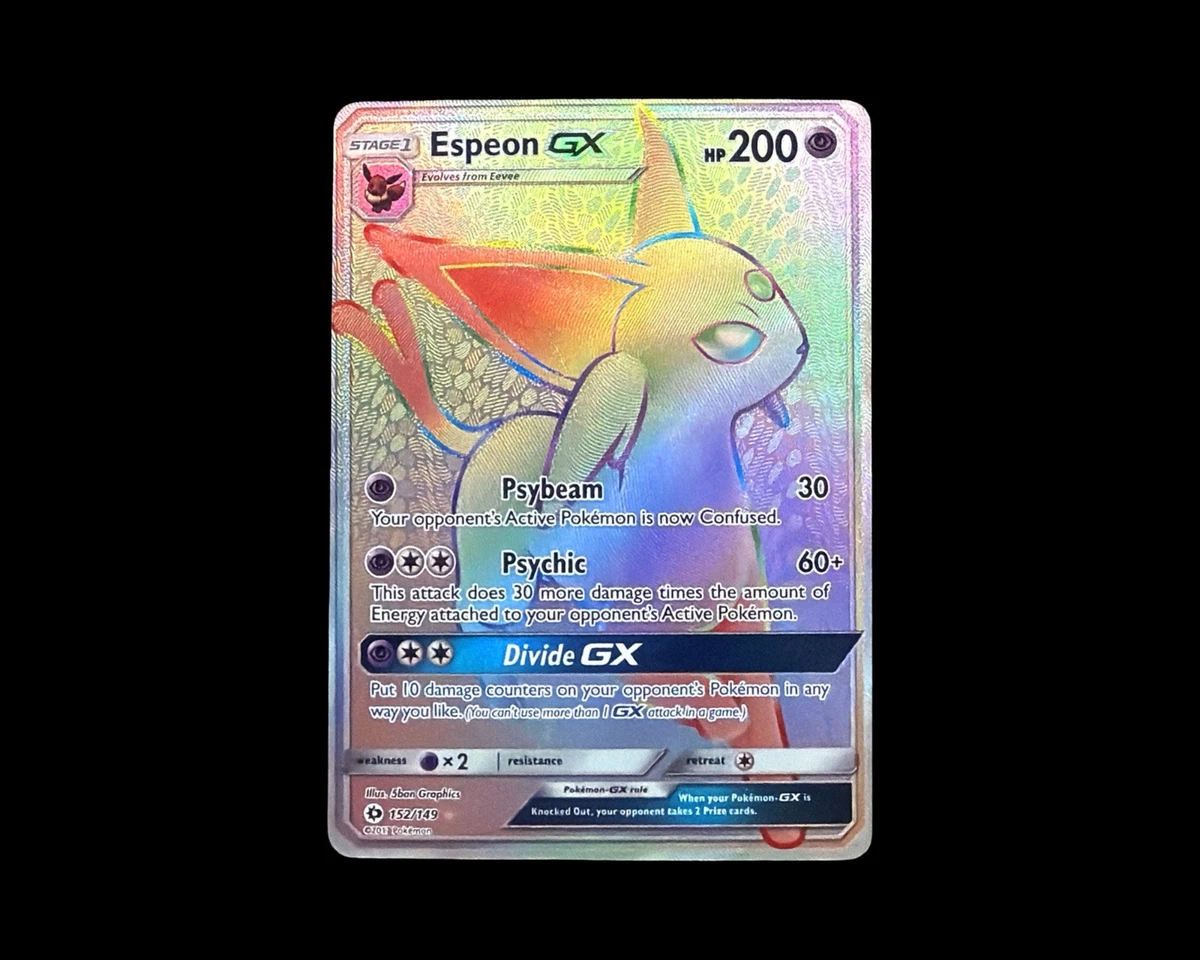 espeon gx pokemon card value Espeon GX - 61/149 - Sun & Moon main image 1