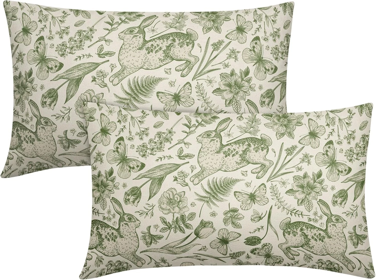 Spring Green Pillow Covers 12" x 20" (Pack of 2), Sage
Opens in a new window or tab