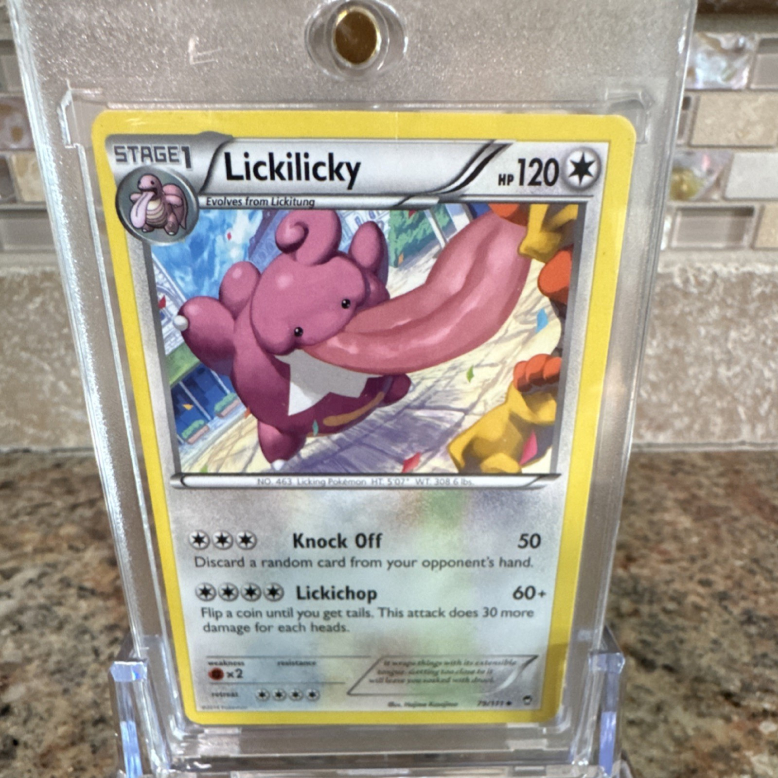 Pokémon TCG Lickilicky 79/111 XY Furious Fists Stage 1 Uncommon Regular 120 HP