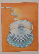 Jean-Michel FOLON – héliogravure "La Croisière" – signée – art moderne
