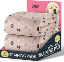 Washable Pee Pads for Dogs - Super Absorbent Reusable Puppy Pads 2Pack
