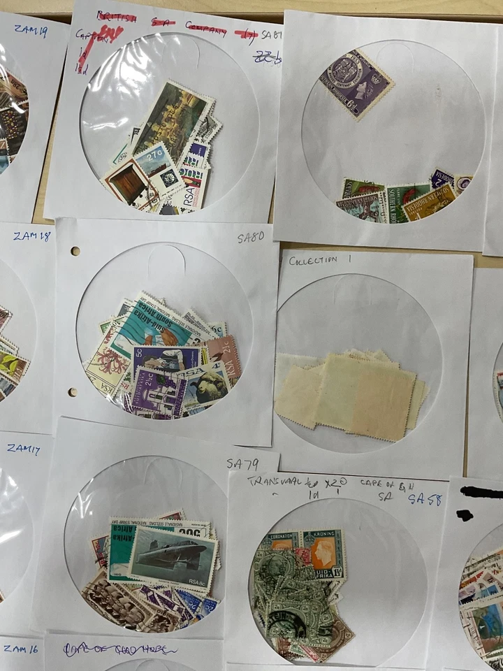 Estampillas de Sudáfrica, RSA, Zimbabue. Paquetes de papel. N147 Foto 4 de 4