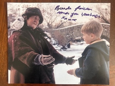 Brenda Fricker signed 10x8 Home Alone 2 Foto Hollywood Film Autogramm Dublin 