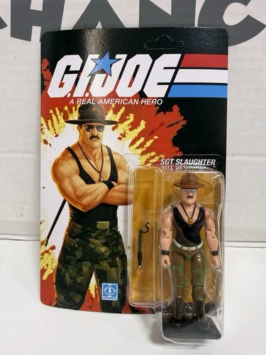 TRANSFORMERS X G.I. JOE KUP TRIPLE "T" 3.75" SGT SLAUGHTER FIGURE