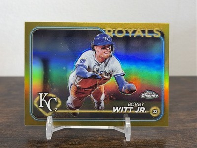 2024 Topps Chrome Bobby Witt Jr. TRUE Gold Refractor /50 Royals
