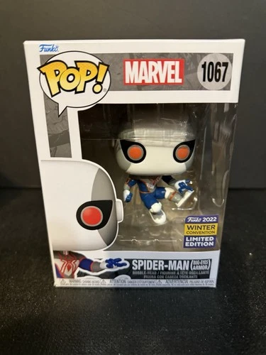 FUNKO POP ! SPIDER-MAN BUG-EYES ARMOR 1067 WINTER CONVENTION 2022 Q02