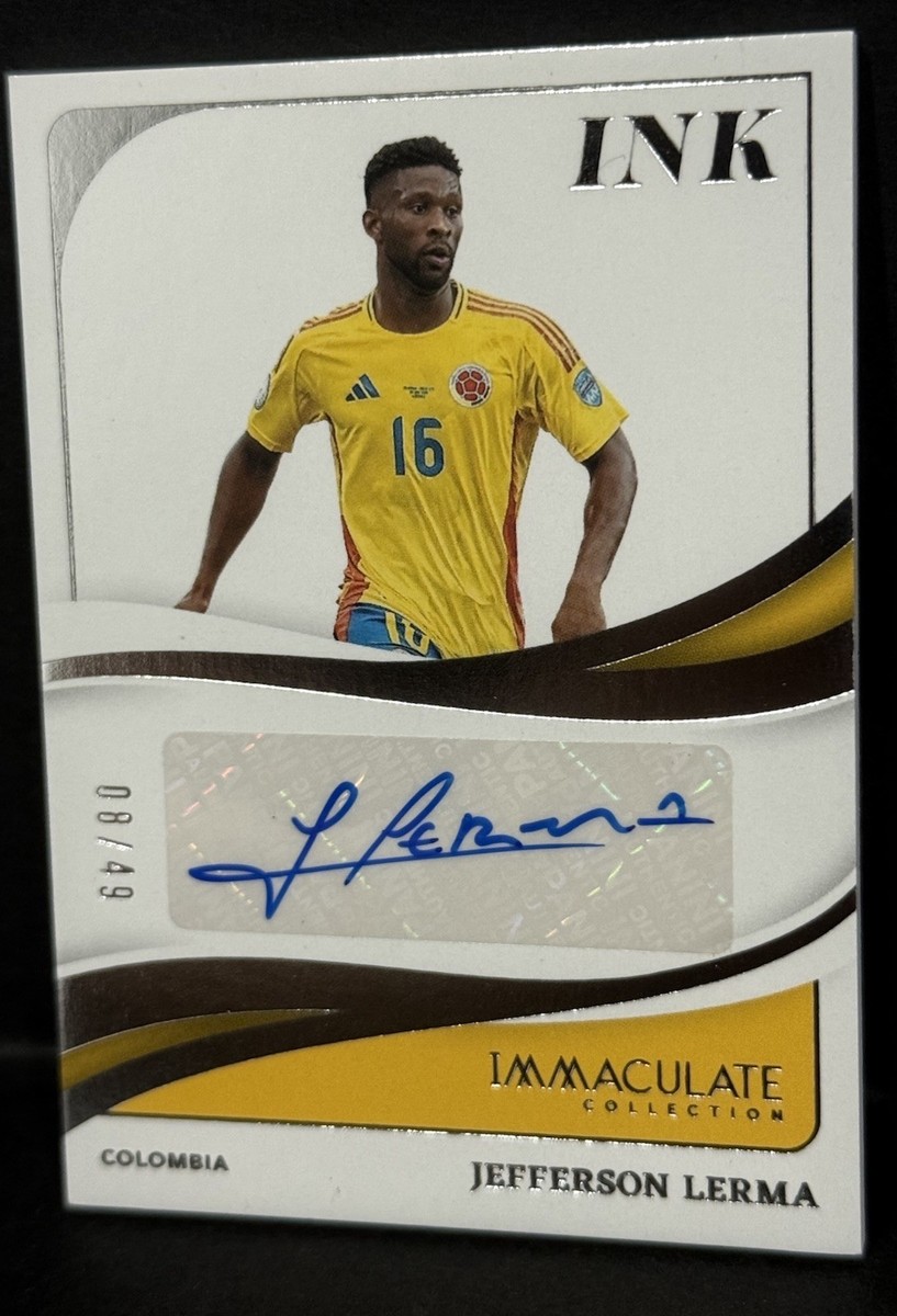 2024-25 Panini Immaculate Colombia Jefferson Lerma Ink Auto Silver
