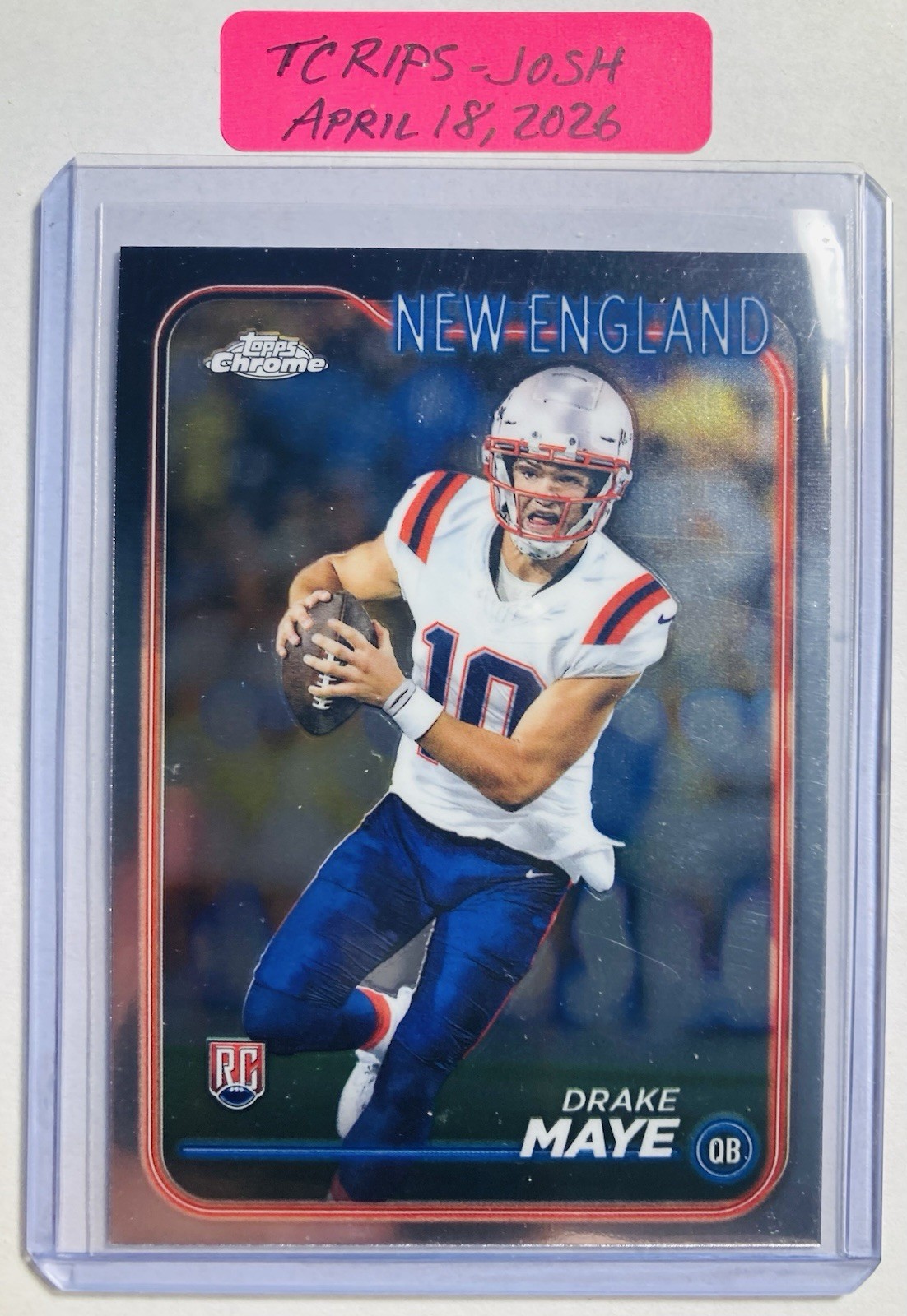 Drake Maye Topps Chrome #203 Base