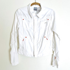 NWOT Nike Women's Jacket Size M 8-10 Lightweight Six Pockets Full Zip Front