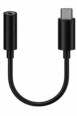 USB 3.1 Typ-C Headset Klinke für Honor Pad X8b DIGITAL Buchse Adapter SCHWARZ