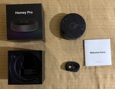 Homey Pro Smart Home Hub 2026 with Homey Ethernet adapter included Basically NEW