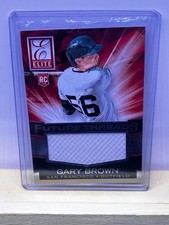 2015 Panini Elite Future Threads Memorabilia #28 Gary Brown
