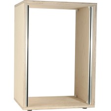 MUSIC STORE Studiorack 10HE, Birke MP Bausatz, Studio Rack, Unlackiert, Gerade