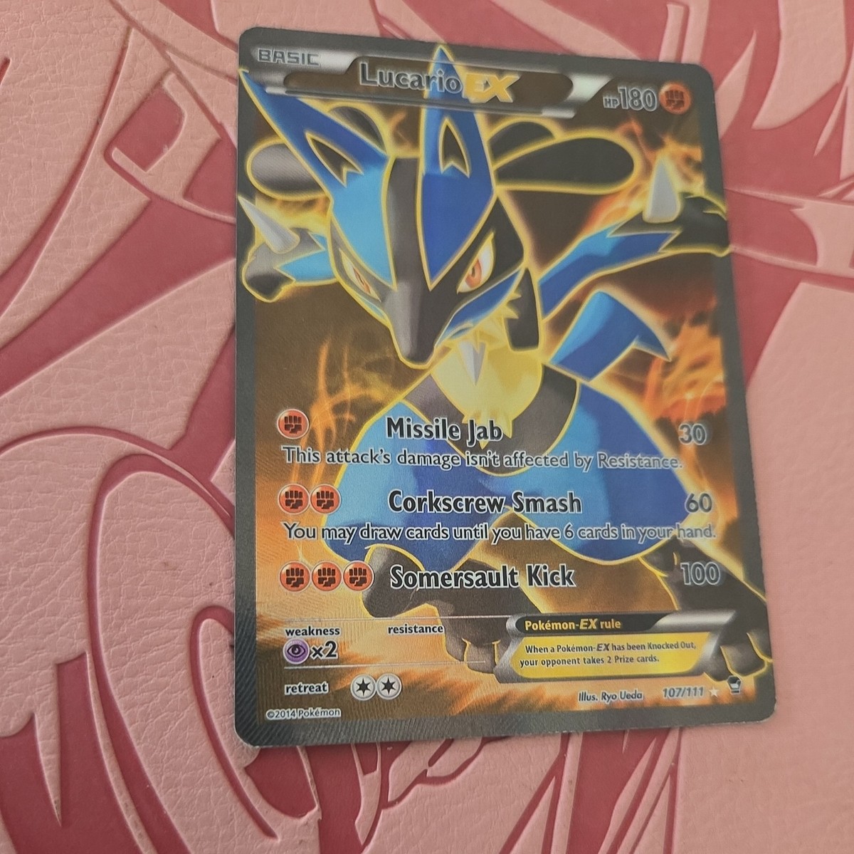 廃盤　激レア　リオウフィガロ　Leo Figaro　Break The Ice Lucario EX (107 Full Art) 107/111 XY - Furious Fists Holo | eBay
