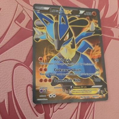 Lucario EX (107 Full Art) 107/111 XY - Furious Fists Holo | eBay
