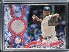 Severino, Luis - 2018 Topps Walmart Holiday Mega Baseball - Swatch