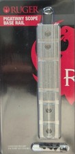 RUGER 10/22 SILVER Picatinny/Weaver Scope Base Rail Scope Mount 90226