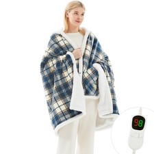 Heated Electric Blanket Shawl: Heating Throw Heated Poncho - Wearable Blanket...