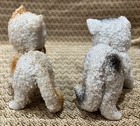 Pair Vintage Sugar Textured Kittens Cats Figurines Brown and Gray JAPAN — photo 5