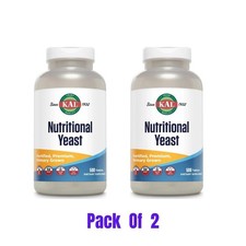 KAL Nutritional Yeast Supplement Fortified w B12 Biotin Folic Acid, Other B