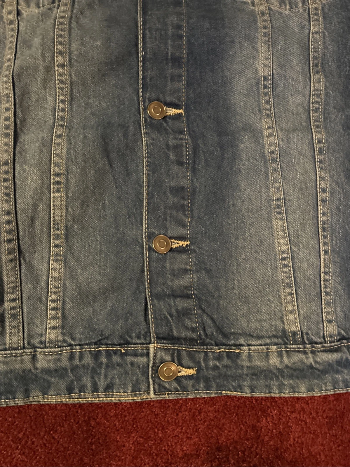 HARD ROCK CASINO Atlantic City Denim Jean Jacket BRAND NEW WITH TAGS SZ LARGE image 9