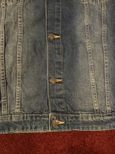 HARD ROCK CASINO Atlantic City Denim Jean Jacket BRAND NEW WITH TAGS SZ LARGE image 9