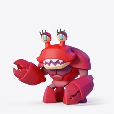 Crab Girl (Rare) - 4" Animiniz Action Figure (Gameoverse)