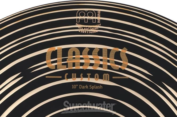 Platillo Meinl Cymbals Classics personalizado Dark Splash - 10" Foto 4 de 4