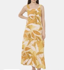 Vince Camuto Women’s Thick Strap Maxi Dress orange size S