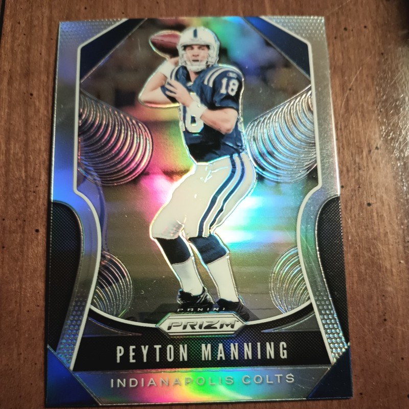 2019 Panini Prizm Silver Prizm Peyton Manning #142 -Indianapolis Colts