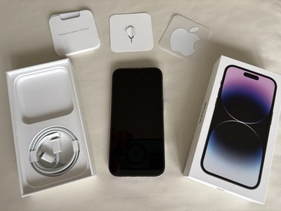 Apple iPhone 14 Pro 512GB Lila Deep Purple mit OVP - 85% Batteriekapazität