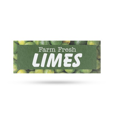 Farm Fresh Limes Vinyl Decal Citrus Freshness Local Produce Grocery Deals