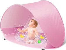 Baby Beach Tent with Pool, Pop up Sun Shelter UPF 50 UV Protection for Infant T