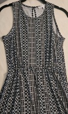 BCBG Generation Sleeveless Short Summer Dress - Size XS - Drawstring Waist