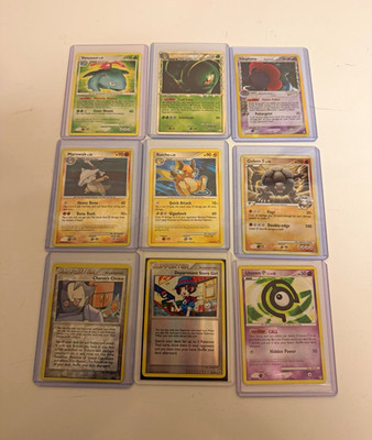 Pokémon TCG Holo Foil 9 Karten Lot - Venusaur, Meganium, Vileplume, Raichu