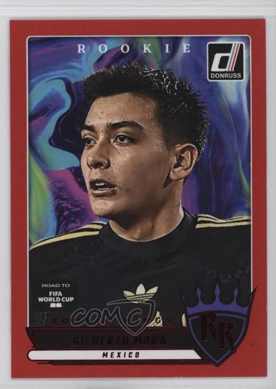 2025 Panini Donruss Road to FIFA World Cup Rookie Kings Red Gilberto Mora 0n9y