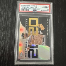 2020 Topps Chrome Fernando Tatis Jr Decade's Next Padres PSA 10 GEM MINT MVP? 🔥