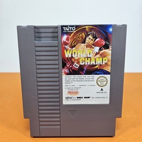 WORLD CHAMP Gioco per NINTENDO NES PAL A VERSIONE ITALIANA MATTEL ORIGINALE