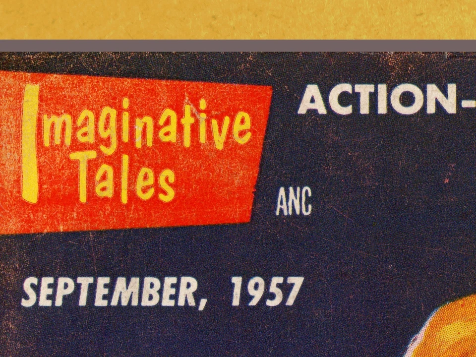 1957 Retro Sci-Fi Woman Art Poster – Vintage Poster Wall Decor – Science Fiction - Image 4 of 4