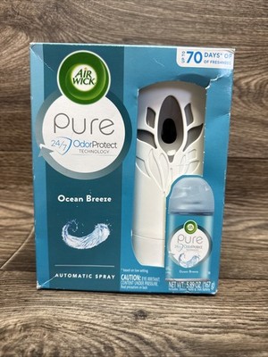 Air Wick Pure Freshmatic Automatic Spray Ocean Breeze 24/7 Odor Protect